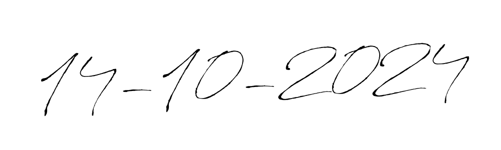 Design your own signature with our free online signature maker. With this signature software, you can create a handwritten (Antro_Vectra) signature for name 14-10-2024. 14-10-2024 signature style 6 images and pictures png