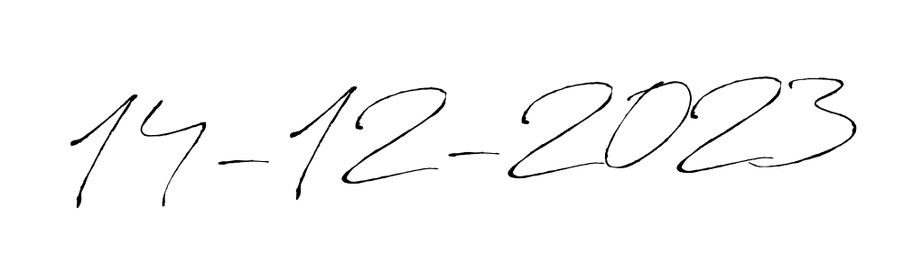 Design your own signature with our free online signature maker. With this signature software, you can create a handwritten (Antro_Vectra) signature for name 14-12-2023. 14-12-2023 signature style 6 images and pictures png