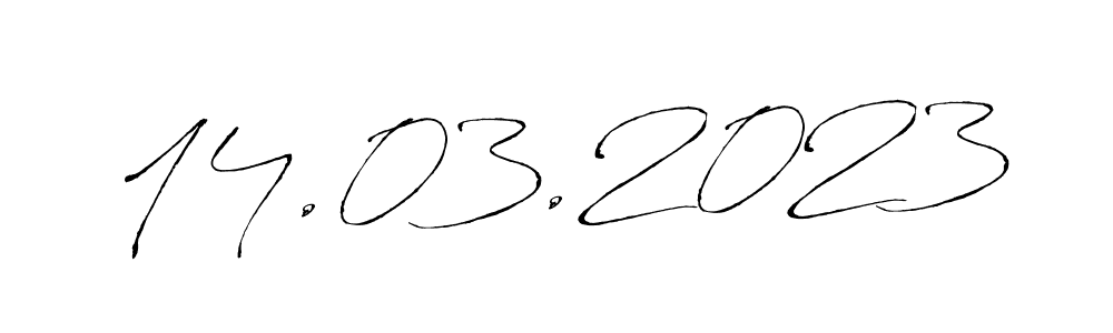 How to make 14.03.2023 signature? Antro_Vectra is a professional autograph style. Create handwritten signature for 14.03.2023 name. 14.03.2023 signature style 6 images and pictures png
