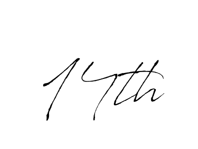 Best and Professional Signature Style for 14th. Antro_Vectra Best Signature Style Collection. 14th signature style 6 images and pictures png