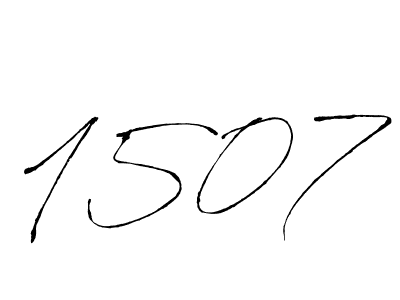 if you are searching for the best signature style for your name 1507. so please give up your signature search. here we have designed multiple signature styles  using Antro_Vectra. 1507 signature style 6 images and pictures png