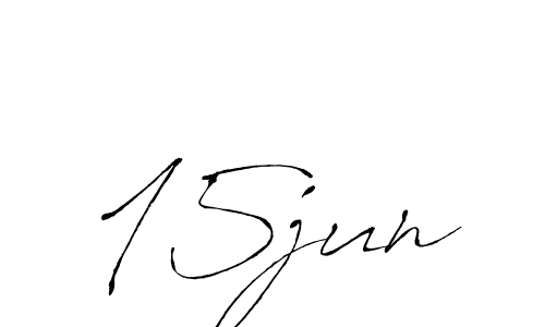 Also we have 15jun name is the best signature style. Create professional handwritten signature collection using Antro_Vectra autograph style. 15jun signature style 6 images and pictures png