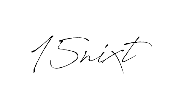 Make a beautiful signature design for name 15nixt. With this signature (Antro_Vectra) style, you can create a handwritten signature for free. 15nixt signature style 6 images and pictures png