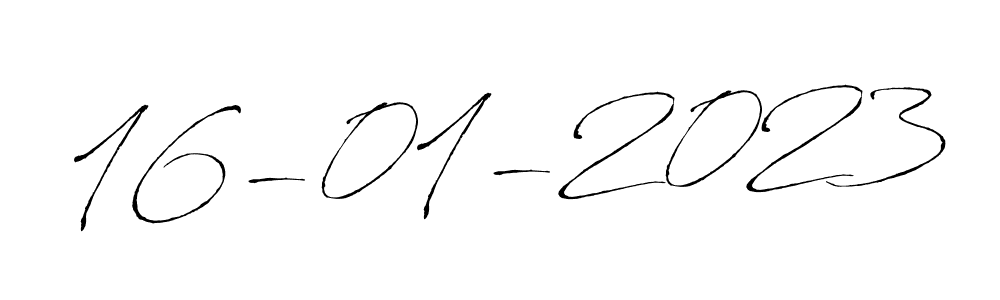 Use a signature maker to create a handwritten signature online. With this signature software, you can design (Antro_Vectra) your own signature for name 16-01-2023. 16-01-2023 signature style 6 images and pictures png