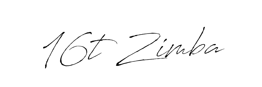 Design your own signature with our free online signature maker. With this signature software, you can create a handwritten (Antro_Vectra) signature for name 16t Zimba. 16t Zimba signature style 6 images and pictures png