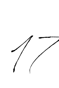 It looks lik you need a new signature style for name 17. Design unique handwritten (Antro_Vectra) signature with our free signature maker in just a few clicks. 17 signature style 6 images and pictures png