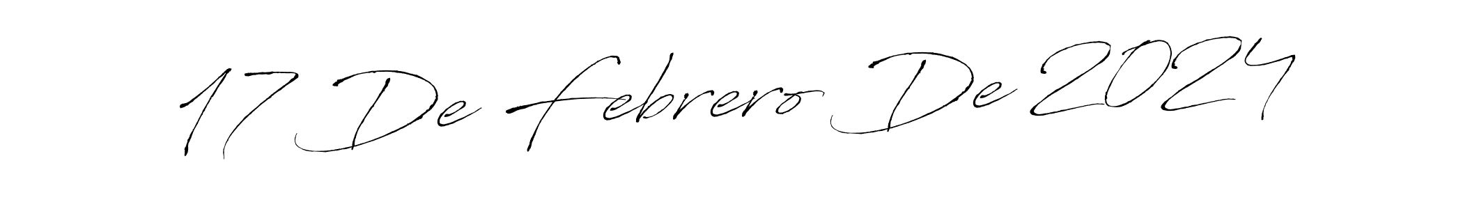You should practise on your own different ways (Antro_Vectra) to write your name (17 De Febrero De 2024) in signature. don't let someone else do it for you. 17 De Febrero De 2024 signature style 6 images and pictures png