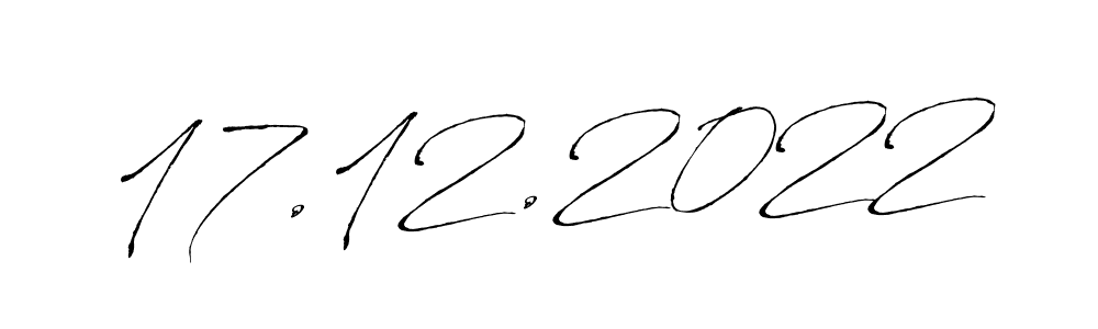 Create a beautiful signature design for name 17.12.2022. With this signature (Antro_Vectra) fonts, you can make a handwritten signature for free. 17.12.2022 signature style 6 images and pictures png