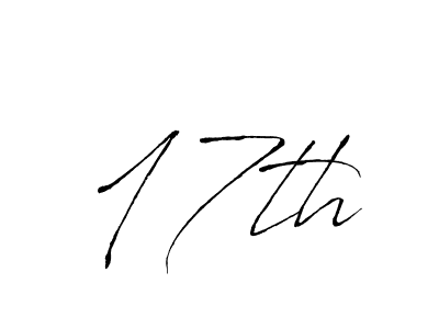 17th stylish signature style. Best Handwritten Sign (Antro_Vectra) for my name. Handwritten Signature Collection Ideas for my name 17th. 17th signature style 6 images and pictures png