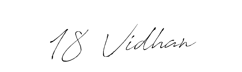 Similarly Antro_Vectra is the best handwritten signature design. Signature creator online .You can use it as an online autograph creator for name 18  Vidhan. 18  Vidhan signature style 6 images and pictures png