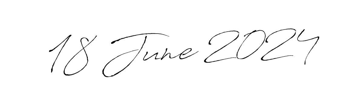 How to make 18 June 2024 name signature. Use Antro_Vectra style for creating short signs online. This is the latest handwritten sign. 18 June 2024 signature style 6 images and pictures png