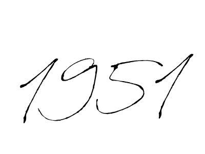 Make a beautiful signature design for name 1951. With this signature (Antro_Vectra) style, you can create a handwritten signature for free. 1951 signature style 6 images and pictures png