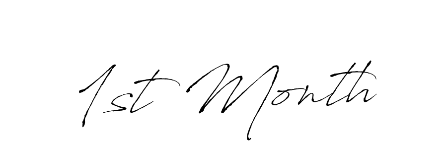 Design your own signature with our free online signature maker. With this signature software, you can create a handwritten (Antro_Vectra) signature for name 1st Month. 1st Month signature style 6 images and pictures png