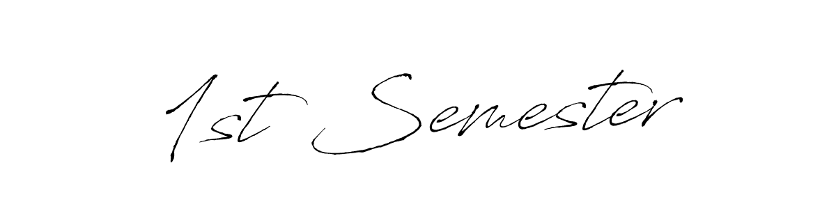 How to Draw 1st Semester signature style? Antro_Vectra is a latest design signature styles for name 1st Semester. 1st Semester signature style 6 images and pictures png