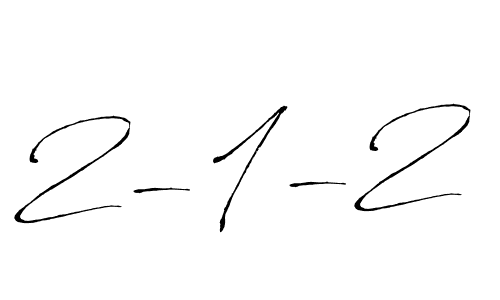How to make 2-1-2 name signature. Use Antro_Vectra style for creating short signs online. This is the latest handwritten sign. 2-1-2 signature style 6 images and pictures png