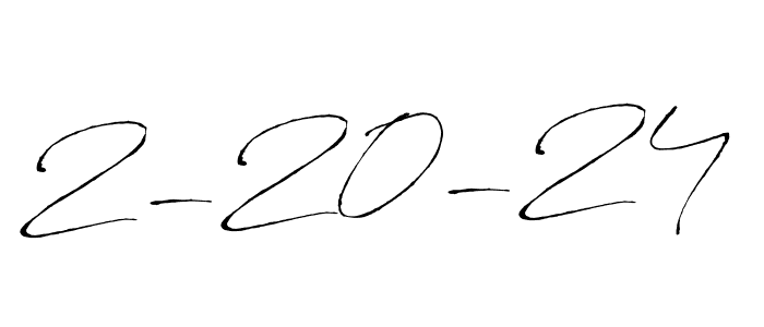 Also we have 2-20-24 name is the best signature style. Create professional handwritten signature collection using Antro_Vectra autograph style. 2-20-24 signature style 6 images and pictures png