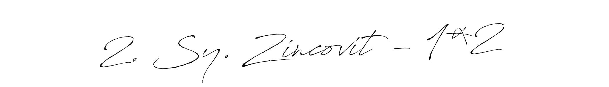 You can use this online signature creator to create a handwritten signature for the name 2. Sy. Zincovit - 1*2. This is the best online autograph maker. 2. Sy. Zincovit - 1*2 signature style 6 images and pictures png