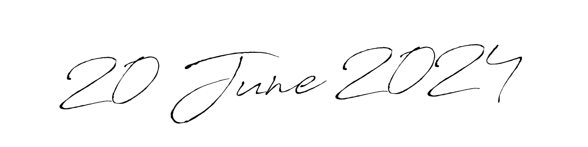 Create a beautiful signature design for name 20 June 2024. With this signature (Antro_Vectra) fonts, you can make a handwritten signature for free. 20 June 2024 signature style 6 images and pictures png