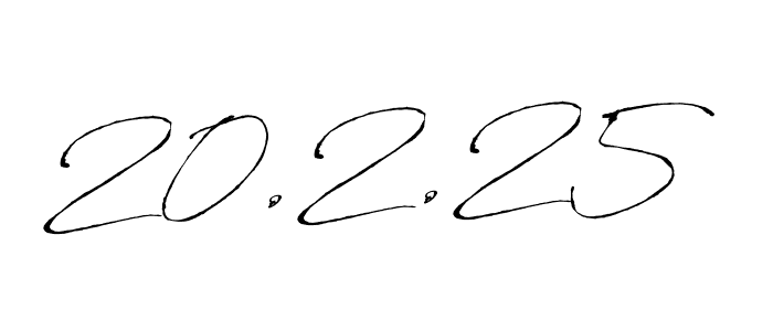 Make a beautiful signature design for name 20.2.25. With this signature (Antro_Vectra) style, you can create a handwritten signature for free. 20.2.25 signature style 6 images and pictures png
