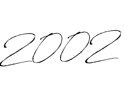 Create a beautiful signature design for name 2002. With this signature (Antro_Vectra) fonts, you can make a handwritten signature for free. 2002 signature style 6 images and pictures png