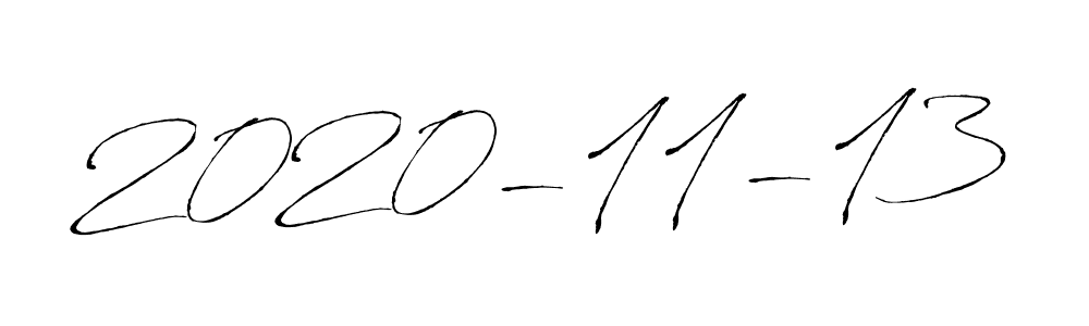 How to make 2020-11-13 name signature. Use Antro_Vectra style for creating short signs online. This is the latest handwritten sign. 2020-11-13 signature style 6 images and pictures png