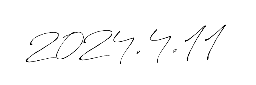How to Draw 2024.4.11 signature style? Antro_Vectra is a latest design signature styles for name 2024.4.11. 2024.4.11 signature style 6 images and pictures png