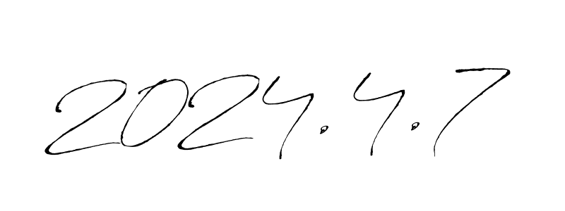 Also You can easily find your signature by using the search form. We will create 2024.4.7 name handwritten signature images for you free of cost using Antro_Vectra sign style. 2024.4.7 signature style 6 images and pictures png