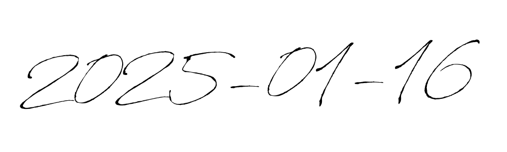 Create a beautiful signature design for name 2025-01-16. With this signature (Antro_Vectra) fonts, you can make a handwritten signature for free. 2025-01-16 signature style 6 images and pictures png