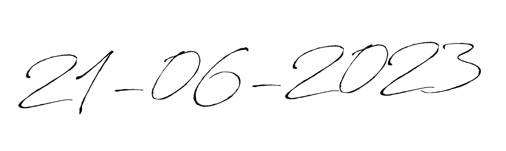 How to make 21-06-2023 name signature. Use Antro_Vectra style for creating short signs online. This is the latest handwritten sign. 21-06-2023 signature style 6 images and pictures png