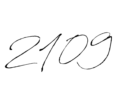 Make a beautiful signature design for name 2109. With this signature (Antro_Vectra) style, you can create a handwritten signature for free. 2109 signature style 6 images and pictures png