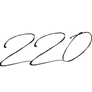 if you are searching for the best signature style for your name 220. so please give up your signature search. here we have designed multiple signature styles  using Antro_Vectra. 220 signature style 6 images and pictures png