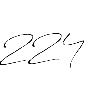 Also we have 224 name is the best signature style. Create professional handwritten signature collection using Antro_Vectra autograph style. 224 signature style 6 images and pictures png