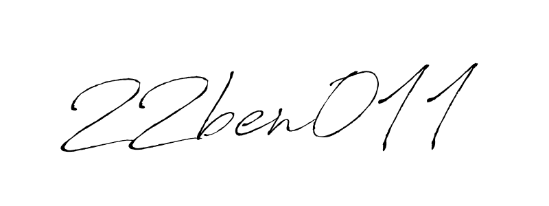 Use a signature maker to create a handwritten signature online. With this signature software, you can design (Antro_Vectra) your own signature for name 22ben011. 22ben011 signature style 6 images and pictures png