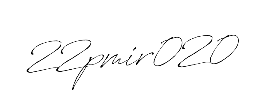 How to make 22pmir020 signature? Antro_Vectra is a professional autograph style. Create handwritten signature for 22pmir020 name. 22pmir020 signature style 6 images and pictures png