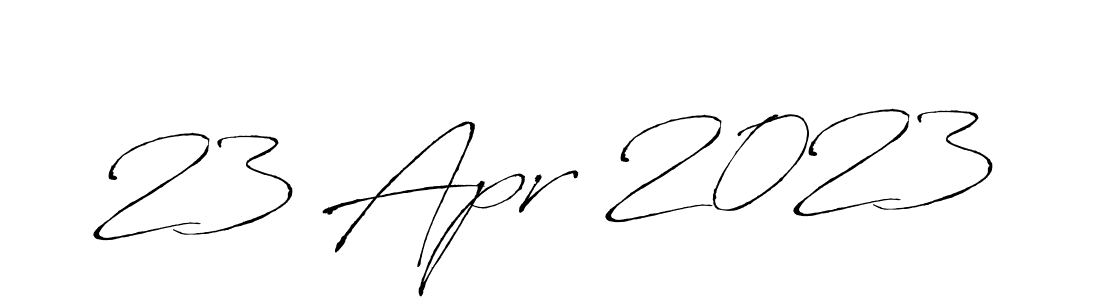 Create a beautiful signature design for name 23 Apr 2023. With this signature (Antro_Vectra) fonts, you can make a handwritten signature for free. 23 Apr 2023 signature style 6 images and pictures png