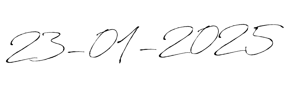 Use a signature maker to create a handwritten signature online. With this signature software, you can design (Antro_Vectra) your own signature for name 23-01-2025. 23-01-2025 signature style 6 images and pictures png