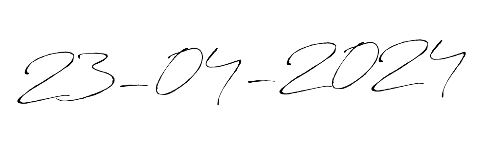 You should practise on your own different ways (Antro_Vectra) to write your name (23-04-2024) in signature. don't let someone else do it for you. 23-04-2024 signature style 6 images and pictures png