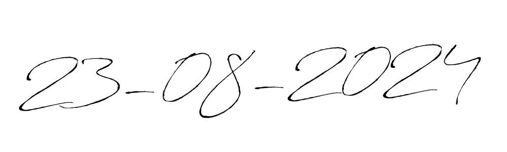 How to make 23-08-2024 name signature. Use Antro_Vectra style for creating short signs online. This is the latest handwritten sign. 23-08-2024 signature style 6 images and pictures png