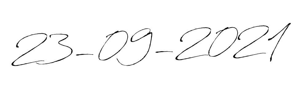 How to make 23-09-2021 name signature. Use Antro_Vectra style for creating short signs online. This is the latest handwritten sign. 23-09-2021 signature style 6 images and pictures png