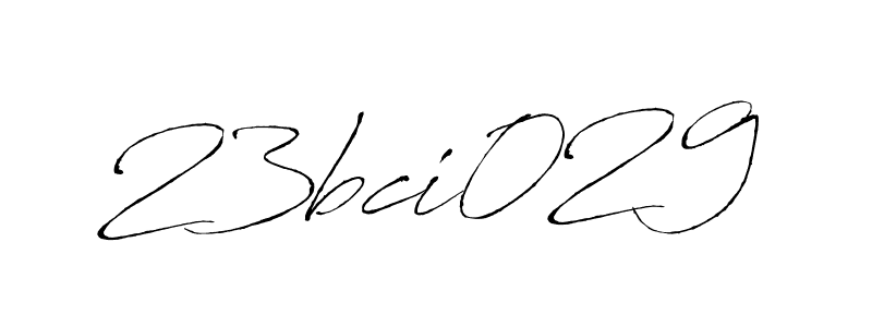 How to make 23bci029 name signature. Use Antro_Vectra style for creating short signs online. This is the latest handwritten sign. 23bci029 signature style 6 images and pictures png