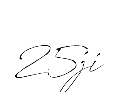 Also we have 25ji name is the best signature style. Create professional handwritten signature collection using Antro_Vectra autograph style. 25ji signature style 6 images and pictures png