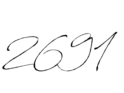 Also we have 2691 name is the best signature style. Create professional handwritten signature collection using Antro_Vectra autograph style. 2691 signature style 6 images and pictures png