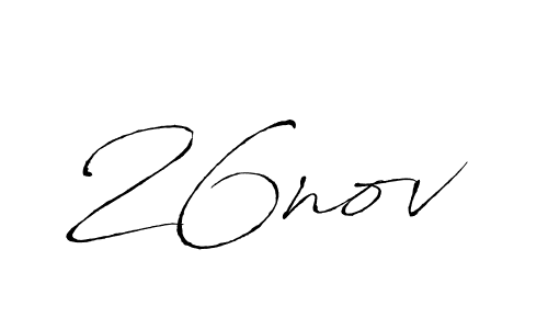 Similarly Antro_Vectra is the best handwritten signature design. Signature creator online .You can use it as an online autograph creator for name 26nov. 26nov signature style 6 images and pictures png