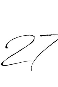 Design your own signature with our free online signature maker. With this signature software, you can create a handwritten (Antro_Vectra) signature for name 27. 27 signature style 6 images and pictures png