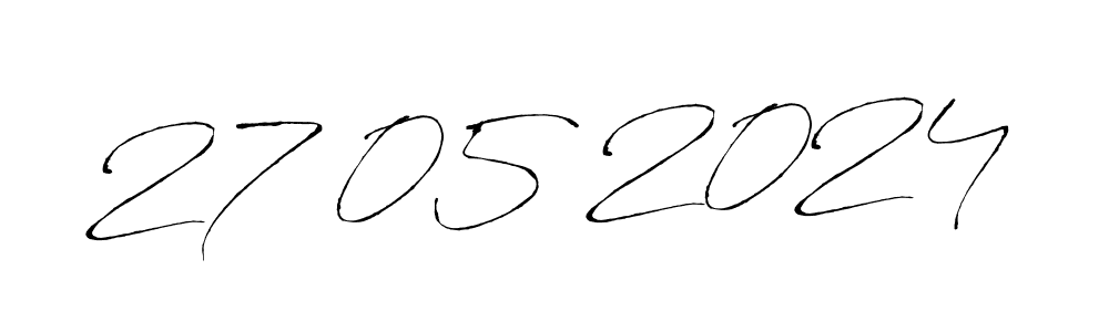 Design your own signature with our free online signature maker. With this signature software, you can create a handwritten (Antro_Vectra) signature for name 27 05 2024. 27 05 2024 signature style 6 images and pictures png
