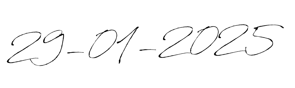 Create a beautiful signature design for name 29-01-2025. With this signature (Antro_Vectra) fonts, you can make a handwritten signature for free. 29-01-2025 signature style 6 images and pictures png