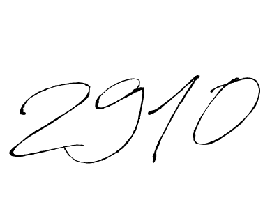 Also we have 2910 name is the best signature style. Create professional handwritten signature collection using Antro_Vectra autograph style. 2910 signature style 6 images and pictures png