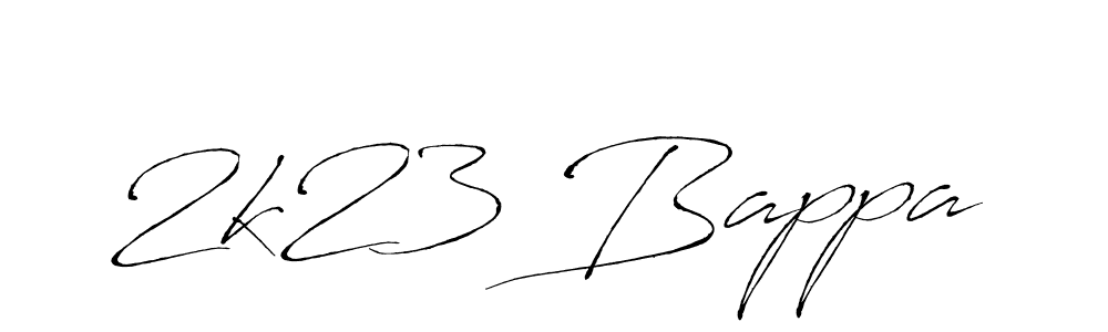 Design your own signature with our free online signature maker. With this signature software, you can create a handwritten (Antro_Vectra) signature for name 2k23 Bappa. 2k23 Bappa signature style 6 images and pictures png