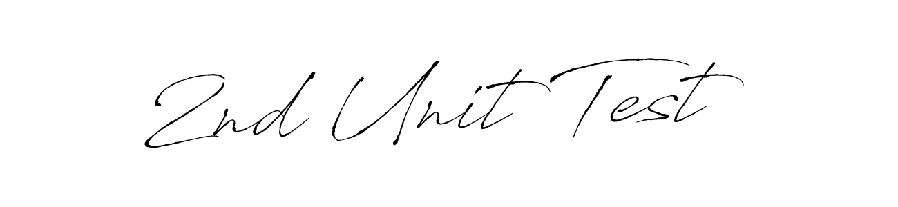 Antro_Vectra is a professional signature style that is perfect for those who want to add a touch of class to their signature. It is also a great choice for those who want to make their signature more unique. Get 2nd Unit Test name to fancy signature for free. 2nd Unit Test signature style 6 images and pictures png