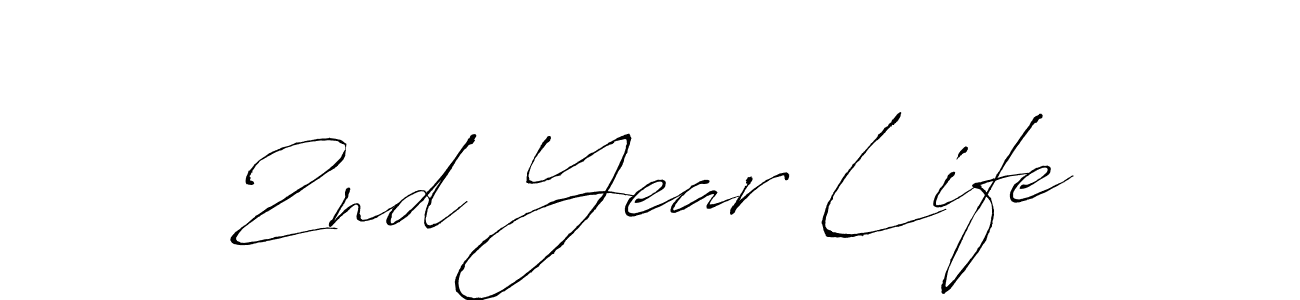 Create a beautiful signature design for name 2nd Year Life. With this signature (Antro_Vectra) fonts, you can make a handwritten signature for free. 2nd Year Life signature style 6 images and pictures png